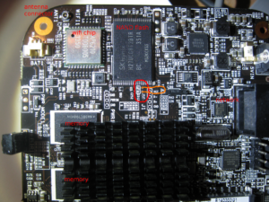 mainboard of the Minix Neo X7